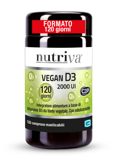 Nutriva VEGAN D3 UI2000 120 Giorni