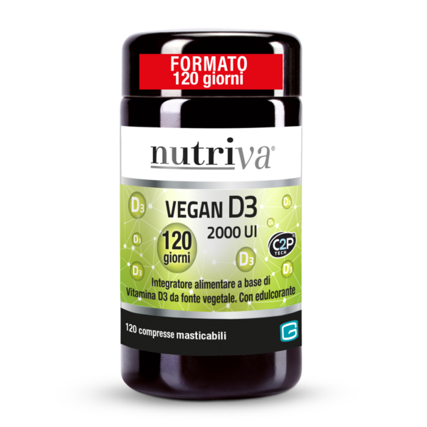 Nutriva VEGAN D3 UI2000 120 Giorni