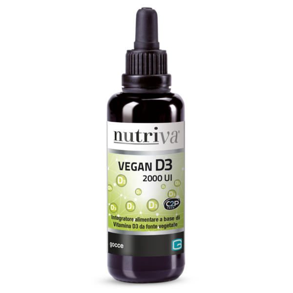 Nutriva VEGAN D3 UI 2000 gocce Nutriva VEGAN D3 UI 2000 gocce